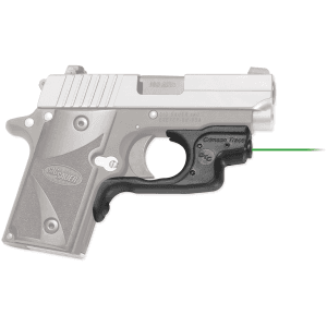 Crimson Trace Laserguard Laser Sight Green Laser Sight Sig Sauer P238, P938 Polymer Black