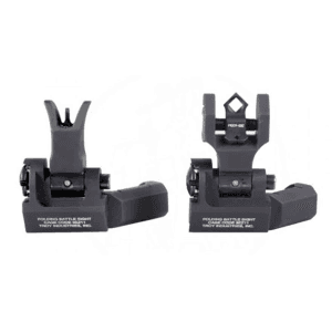 Troy Industries Offset Battle Sight M4 Style AR-15 Sight Set Black