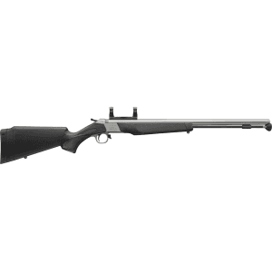 CVA Wolf V2 50 Caliber Muzzleloading Rifle 24" Stainless Steel Barrel Black Stock with Scope Mount