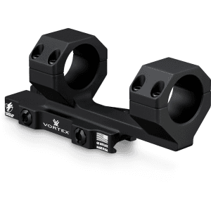 Vortex Optics Precision Quick-Release 1-Piece 2" Extended Cantilever Picatinny AR-15 Scope Mount Integral 30mm Rings Matte Black