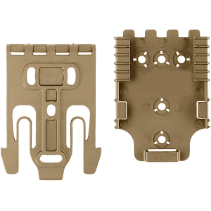 Safariland Quick Lock Holster Mount Kit with QLS 19 and QLS 22 Polymer Flat Dark Earth