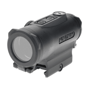 Holosun HE530G-GR Elite Green Dot Sight 1x 30mm 65 MOA Circle with 2 MOA Dot Picatinny QD Lower 1/3 Co-Witness Mount Battery Matte Black