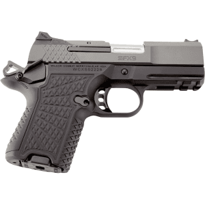 Wilson Combat SFX9 Ambi 9mm Luger Pistol 3.25" Barrel 15+1 Round Black DLC Slide Black Grip Black DLC Frame Rail