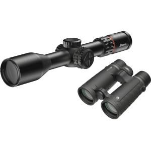 Burris Eliminator 6 Laser Rangefinding Rifle Scope 4-20x 52mm X177 Reticle Matte Black with Signature HD Binoculars 10x 42