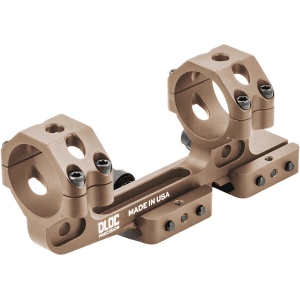 DLOC Precision Cantilever Scope Mount Low 30mm Rings Tan