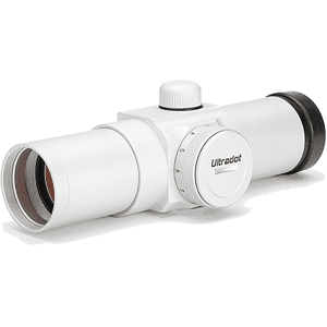 UltraDot Gen2 Red Dot Sight 30mm Tube 1x 2 MOA Dot with Weaver-Style Rings Silver