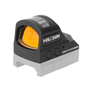 Holosun HS407C-X2 Reflex Red Dot Sight 1x 2 MOA Red Dot Solar/Battery Powered Matte Black