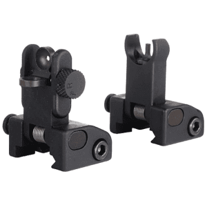 Yankee Hill Machine QDS Hooded AR-15 Sight Set Black