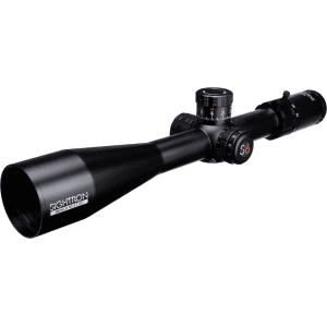 Sightron S6 Benchrest Rifle Scope 34mm Tube 10-60x 56mm Illuminated MOA-FTD Reticle Matte Black