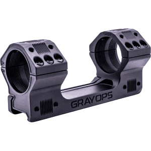 Gray Ops CNC Precision 1-Piece Picatinny Scope Mount 34mm Rings 1.540 Height