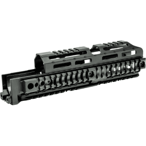 Midwest Industries AK Alpha Quad Rail Handguard AK-47 10" M-LOK Aluminum Black