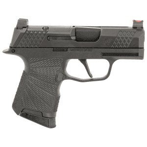 Wilson Combat WCP365 9mm Luger Pistol 3.1" Barrel 10+1 Round Gray Slide Black Grip Black Frame Flat Trigger and Optic Height Sights