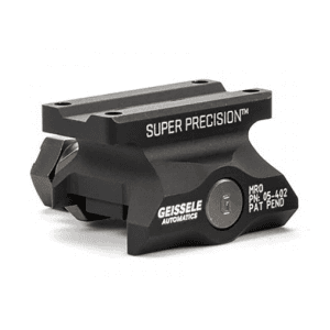 Geissele Super Precision Trijicon MRO Sight Mount Picatinny Lower 1/3 Co-Witness 7075-T6 Aluminum Black