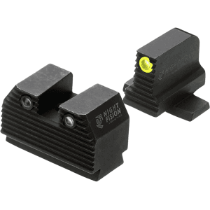 Night Fision Optic Height Night Sight Set for Sig P320 with RMR, 507c Yellow Front