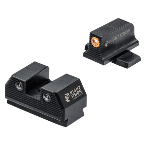 Night Fision Optic Height Night Sight Set for Sig P365 with 507k, EPS Carry Orange Front