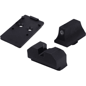 XS Sight Systems Minimalist Tritium Sight Set with Optic Plate for RMR Walther PDP