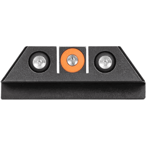 Night Fision Night Sight Set for Glock 42, 43, 43x Orange Front Square Notch Rear