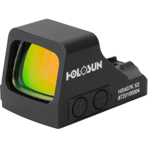 Holosun HS407K-X2 Reflex Red Dot Sight 1x 6 MOA Dot Reticle Matte Black