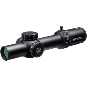 Sightron S6 Rifle Scope 1-6x 24mm Illuminated LRT Reticle Matte Black