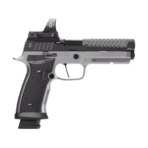 Sig Sauer P320-MAX SXG 9mm Luger Pistol 5" Barrel 21+1 Round Nitron Slide Black Grip Stainless Frame Red Dot
