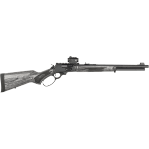 Marlin 1895 Guide Lever Action Rifle 45-70 Government 19.1" Black Threaded Barrel Black Frame Gray Field Stock with Crimson Trace Red Dot Sight