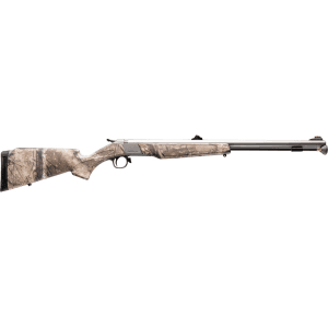 CVA Wolf 50 Caliber Muzzleloading Rifle 24" Stainless Steel Barrel Realtree APX Stock with Williams Fiber Optic Sights