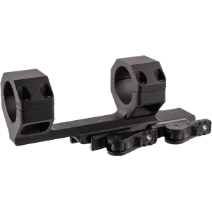 American Defense Delta QD 1-Piece Cantilever Picatinny Scope Mount 30mm Rings Standard Lever 1.70" Height Matte Black