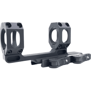 American Defense Recon QD 1-Piece 2" Cantilever Picatinny Scope Mount 34mm Rings Standard Lever 1.7" NV Height Matte Black