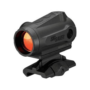 Sig Sauer Romeo5 Elite Gen II Compact Red Dot Sight Quad Ballistic Circle Dot 2.0 Red Reticle Picatinny Mount 1.41 Height Matte Black