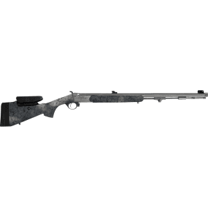 Traditions Pursuit XT Pro Series 50 Caliber Muzzleloading Rifle 26" Tungsten Cerakote Barrel Desert Web with Peep Sight