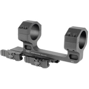 Midwest Industries QD Extended 1-Piece 20 MOA Cantilever Picatinny Scope Mount 30mm Rings Matte Black