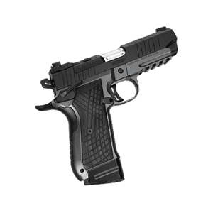 Kimber KDS9c 9mm Luger Pistol 4.09" Barrel 18+1 Round Black Slide Black Grip Gray Frame Rail