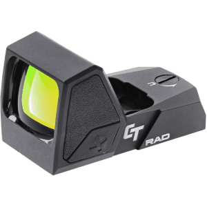 Crimson Trace RAD Reflex Green Dot Sight 1x 5 MOA Dot Matte