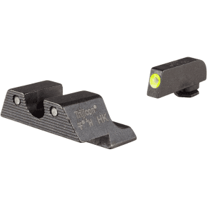 Trijicon HD XR Night Sight Set for Glock 20, 21, 29, 30, 41 Steel Matte 3-Dot Tritium Green with Yellow Front Dot Outline