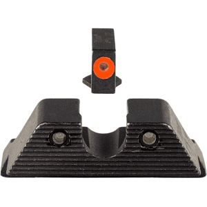 Trijicon HD XR Night Sight Set for Glock 20, 21, 29, 30, 41 Steel Matte 3-Dot Tritium Green with Orange Front Dot Outline