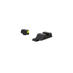 Trijicon HD XR Night Sight Set for Glock 42, 43 Steel Matte 3-Dot Tritium Green with Yellow Front Dot Outline