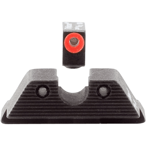 Trijicon HD Night Sight Set for Glock 20, 21, 21SF, 29, 30, 36, 41 Steel Matte 3-Dot Tritium Green with Orange Front Dot Outline