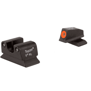 Trijicon HD Night Sight Set for Beretta PX4 Storm Steel Matte 3-Dot Tritium Green with Orange Front Dot Outline