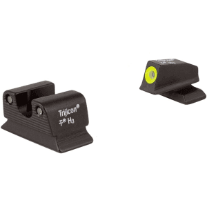 Trijicon HD Night Sight Set for Beretta PX4 Storm Steel Matte 3-Dot Tritium Green with Yellow Front Dot Outline