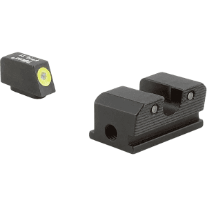 Trijicon HD Night Sight Set for Walther P99. PPQ Steel Matte 3-Dot Tritium Green with Yellow Front Dot Outline