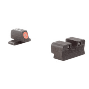 Trijicon HD Night Sight Set for Sig Sauer #8 Front, #8 Rear P225, 226, 228, 239 357 Sig, 9mm Steel Matte 3-Dot Tritium Green with Orange Front Dot Outline