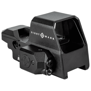 Sightmark Ultra Shot R-Spec Dual Red Dot Sight Multi-Reticle with Red Laser Sight Matte Black