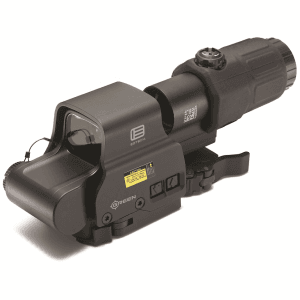 EOTech EXPS2-0 Holographic Hybrid Sight II 68 MOA Circle with 1 MOA Dot Green Reticle with G33 3X Magnifier and Switch to Side QD mount Matte Black