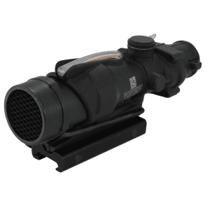 Trijicon ACOG TA31RCO BAC Rifle Scope 4x 32mm M4 Military Version Dual-Illuminated Red Chevron 223 Remington Reticle with TA51 Flattop Mount Matte Black