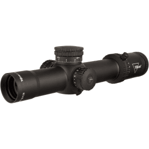 Trijicon Credo Rifle Scope 1-8x 28mm MRAD Segmented Circle Red and Green Reticle Matte Black