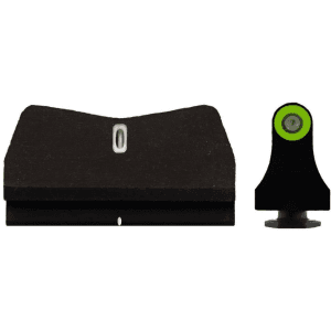 XS DXT2 Suppressor Height Night Sight Set for Glock 17, 19, 22, 23, 24, 26, 27, 31, 32, 33, 34, 35, 36, 38 Standard Dot Tritium Front, Tritium Stripe Rear Green