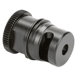 Griffin Armament DUAL-LOK TI Minimalist Muzzle Brake Suppressor Mount 5.56mm 1/2"-28 Thread Titanium