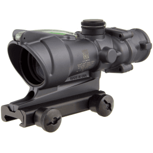 Trijicon ACOG TA31 BAC Rifle Scope 4x 32mm Dual-Illuminated Green Crosshair 223 Remington Reticle with TA51 Flattop Mount Cerakote Sniper Gray
