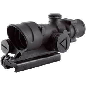 Trijicon ACOG TA02 BAC Rifle Scope 4x 32mm Battery LED Illuminated Red Crosshair 300 BLK Ballistic Reticle with TA51 Flattop Mount Matte