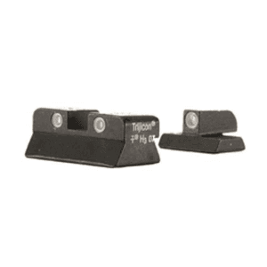 Trijicon Bright & Tough Night Sight Set for Browning Hi-Power Steel Matte 3-Dot Tritium Green